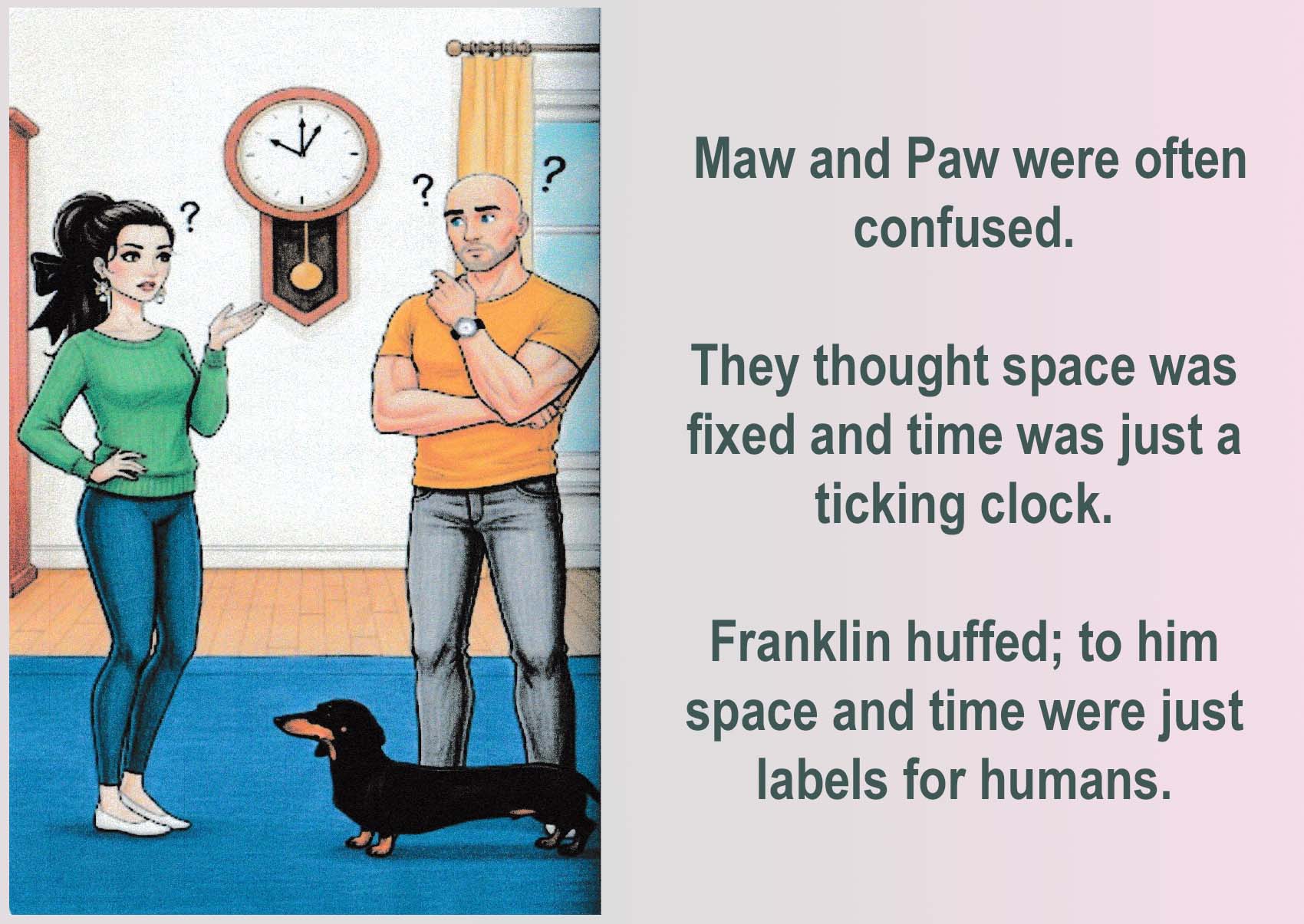 Franklin and the concept of time